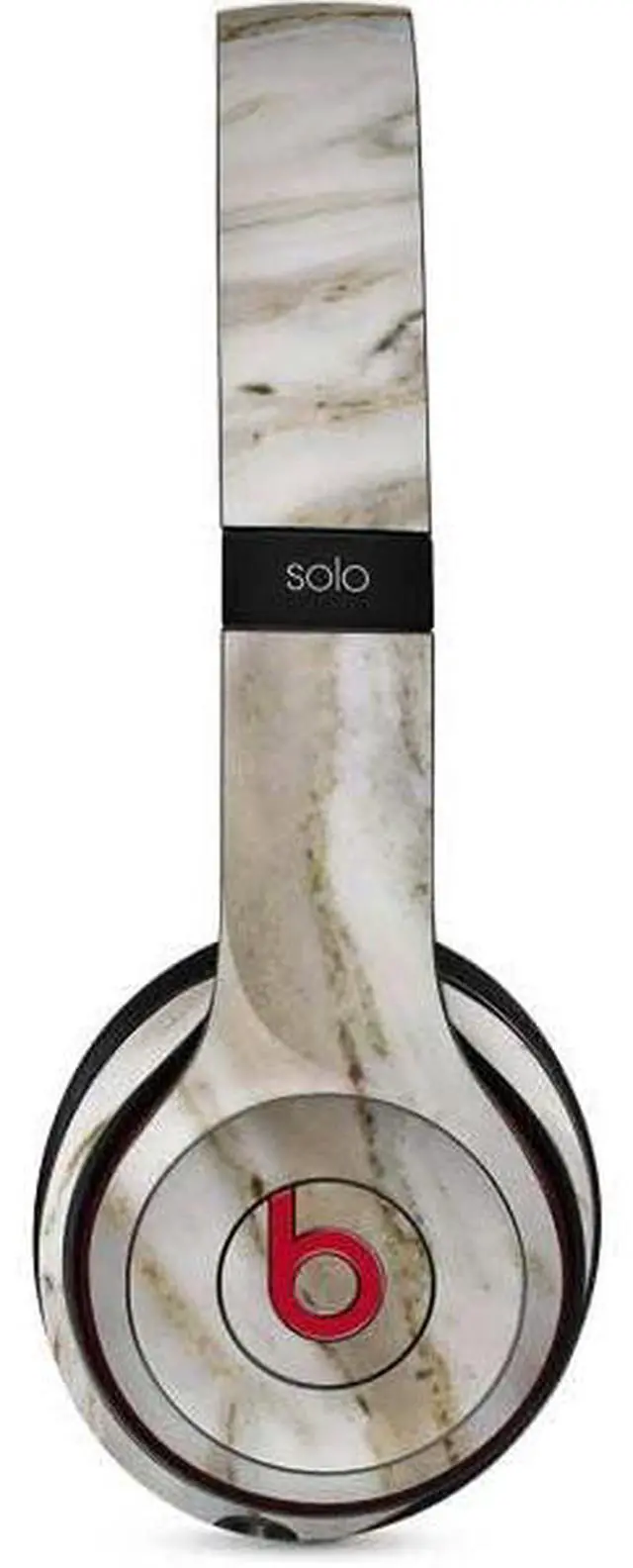 Main image of Decal Audio Skin Compatible with Beats Solo 3 Wireless - Vanilla Marble Design