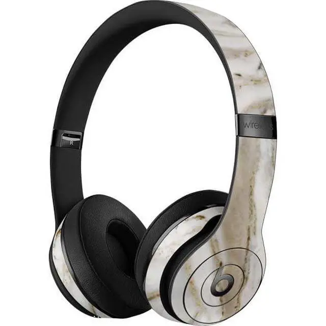 Alt view image 3 of 3 - Decal Audio Skin Compatible with Beats Solo 3 Wireless - Vanilla Marble Design