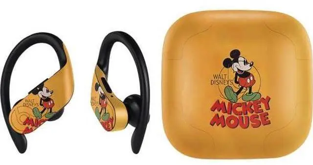Main image of Decal Audio Skin Compatible with PowerBeats Pro - Officially Licensed Disney Mickey Mouse Walt Disney Classic Character Design