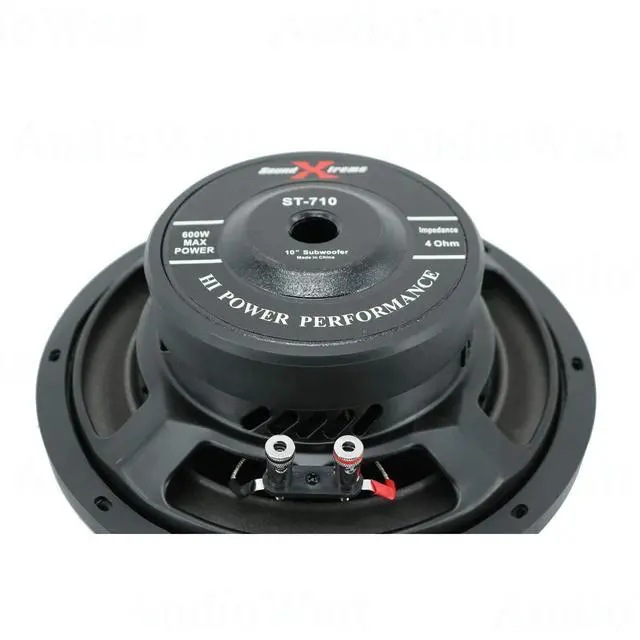 Alt view image 2 of 7 - 1x SoundXtreme ST-710 10 Inch Sub 600 Watts Max Power Car Audio Shallow-Mount Ultra Slim 10" Truck Competition Subwoofer Single 4 Ohms Voice Coil Speaker System