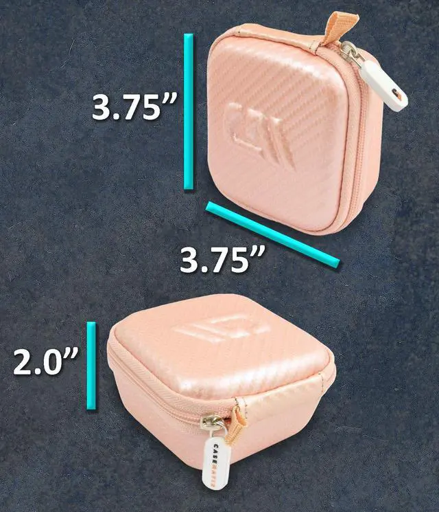 Alt view image 4 of 7 - Travel Case Compatible with Beats Powerbeats Pro Wireless Earbuds - Rose Gold Case Only