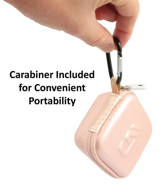 Alt view image 5 of 7 - Travel Case Compatible with Beats Powerbeats Pro Wireless Earbuds - Rose Gold Case Only