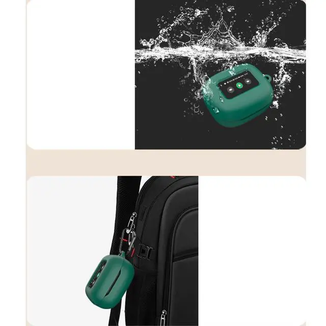 Alt view image 4 of 4 - Case for JBL Live Beam 3, Slim Fit Fashion Silicone Case Cover Accessories Case for JBL Live Beam 3 with Keychain for Women Men-Color#1