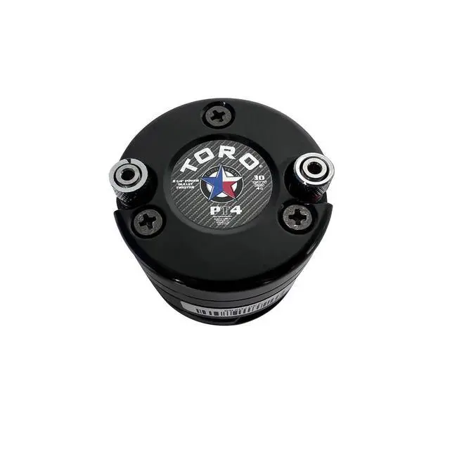 Alt view image 6 of 7 - TECH PT4 2.25" Aluminum High-Powered Super Tweeter | 4 Ohm, 30W RMS AES, Titanium Diaphragm Compression Driver
