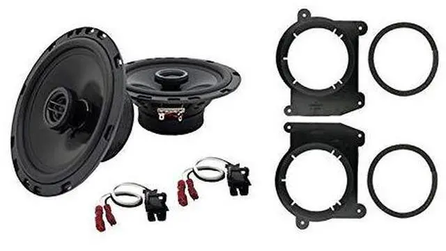 Main image of Fits Chevy S-10 1994-2001 Front Door 6.5" Speakers HA-R65 | 300W drop-in replacement design, factory mounting, plug-and-play upgrade, clearer highs, stronger midbass, 6.5 inch size