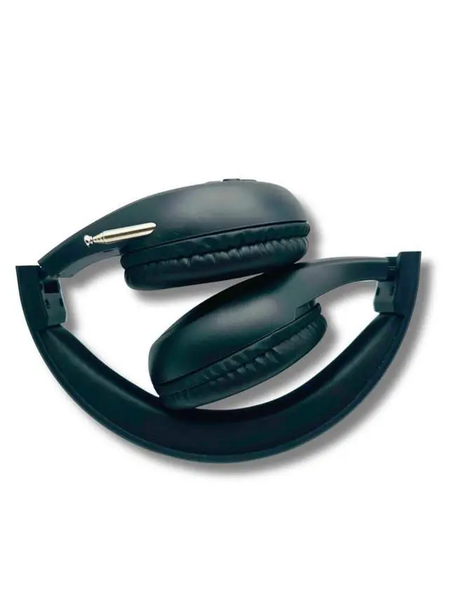 Alt view image 3 of 7 - FM Radio Headphones Adjustable with Pull-Out Antenna, Black | Portable Personal Radio, For Walking Jogging Relaxing, Battery Powered, 2 AA Batteries Not Included