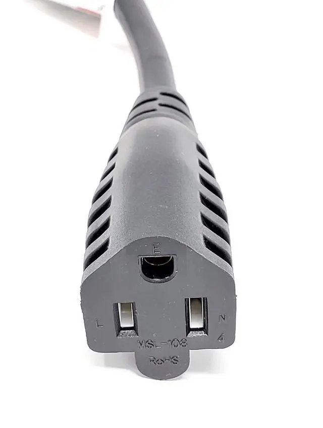 Alt view image 4 of 5 - Inc. 1 Feet Heavy Duty AC Power Extension Cord Ul Approved/ 2-Pack/Black (M05-113EPR-2P)