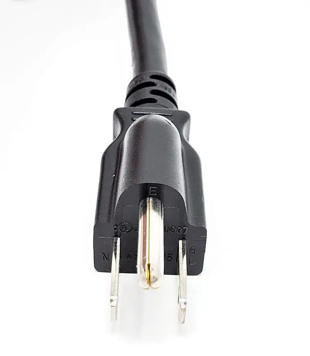 Alt view image 5 of 5 - Inc. 1 Feet Heavy Duty AC Power Extension Cord Ul Approved/ 2-Pack/Black (M05-113EPR-2P)