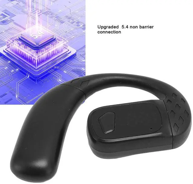 Alt view image 3 of 7 - Single Open Ear Earbuds, Bluetooth 5.4 Headphones with Earhook for Left or Right Ears, LED Digital Display Comfortable Sports Earbud for Running Driving Business (Boxed)