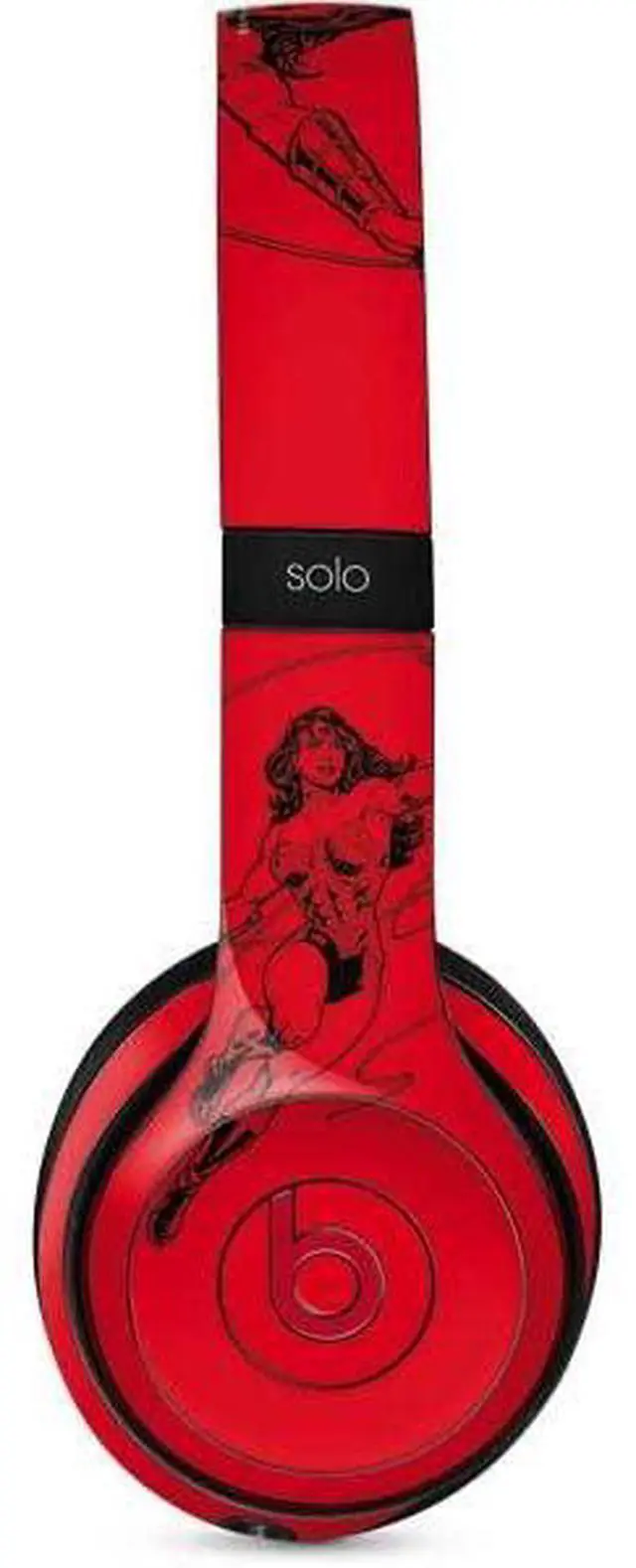 Main image of Decal Audio Skin Compatible with Beats Solo 3 Wireless - Officially Licensed DC Comics Wonder Woman Comic Pop Design