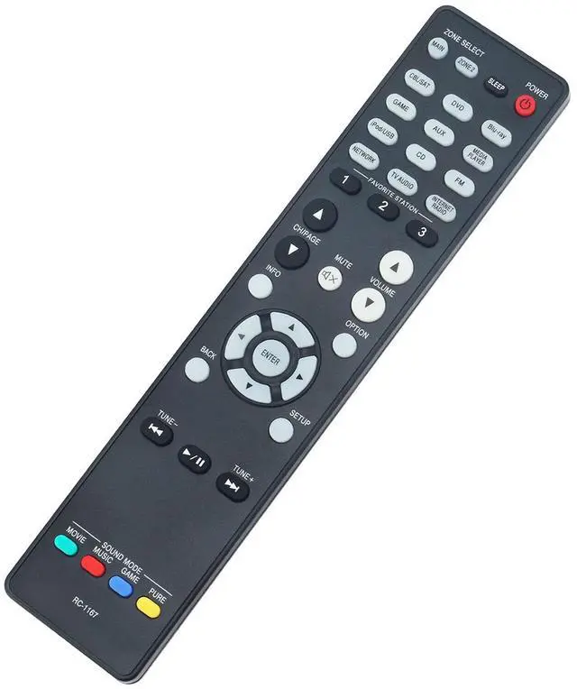 Main image of New RC-1167 Remote Control fits for Denon AV Receiver AVR-2113 AVR-2113CI AVR-1913 AVR-2313