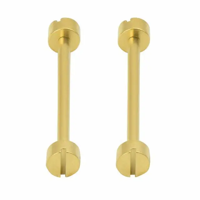 Alt view image 2 of 3 - 2-28mm Replacement Tube & Screw Pin Compatible With Invicta Watch Band Strap Lug Yellow Gold