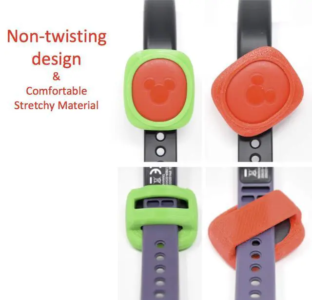 Alt view image 3 of 7 - Watch Adapter compatible with Disney Magic Band/Narrow Band Fitness Trackers