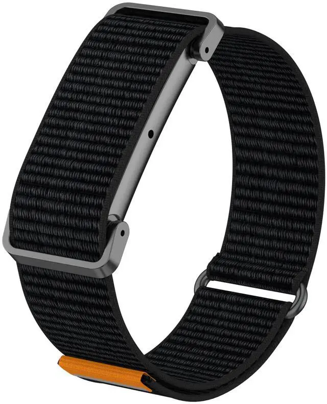 Main image of Soft Nylon Band Compatible with Google Fitbit Air | Sport Adjustable Replacement Strap with Metal Protector Case, Breathable Wristband Hook Loop Bracelet for Women Men
