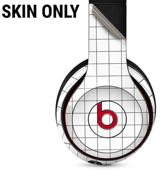 Alt view image 2 of 3 - Decal Audio Skin Compatible with Beats Solo 3 Wireless - White Grid Design