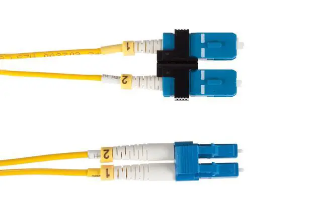 Alt view image 2 of 7 - 3m LC-SC OS2 Premium Singlemode Duplex 9/125 LSHZ Corning Fiber Optic Cable, Wty