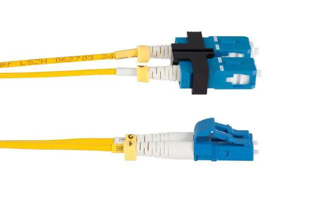 Alt view image 3 of 7 - 3m LC-SC OS2 Premium Singlemode Duplex 9/125 LSHZ Corning Fiber Optic Cable, Wty
