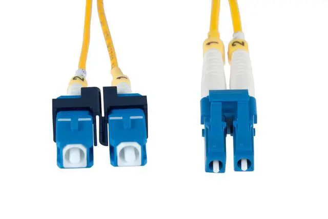 Alt view image 4 of 7 - 3m LC-SC OS2 Premium Singlemode Duplex 9/125 LSHZ Corning Fiber Optic Cable, Wty
