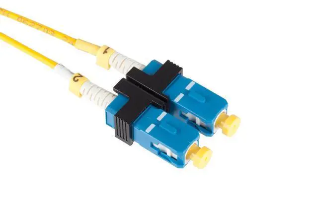 Alt view image 5 of 7 - 3m LC-SC OS2 Premium Singlemode Duplex 9/125 LSHZ Corning Fiber Optic Cable, Wty