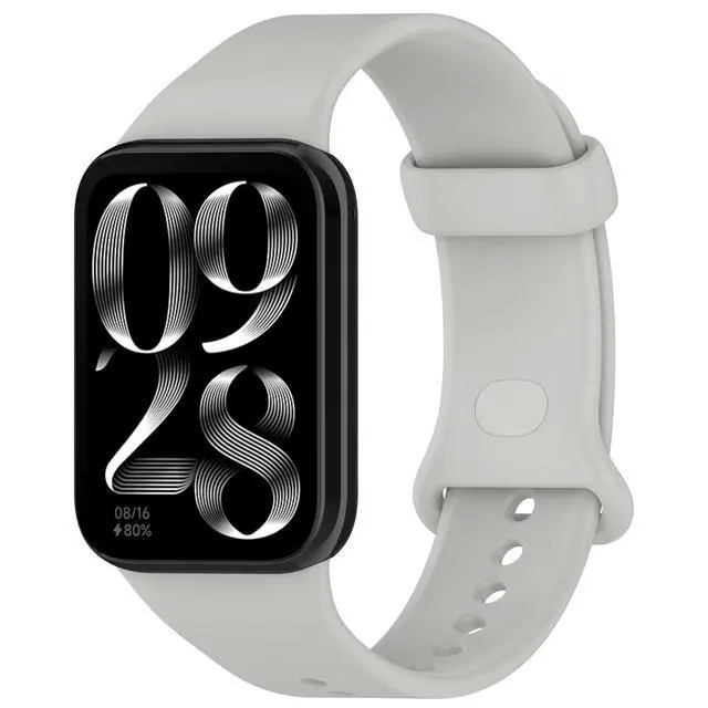 Alt view image 7 of 7 - Straps for Xiaomi Mi Smart Band 8Pro 9Pro 10Pro and Redmi Watch 4 5 6, Silicone Watch Bands for Men Women