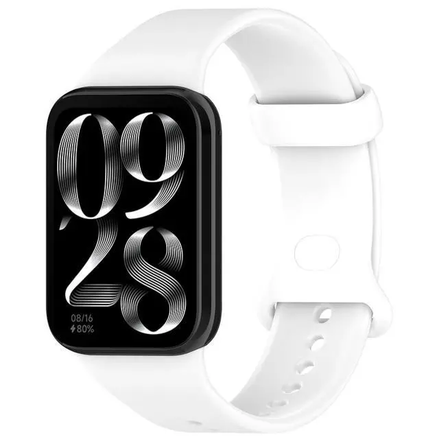 Alt view image 6 of 7 - Straps for Xiaomi Mi Smart Band 8Pro 9Pro 10Pro and Redmi Watch 4 5 6, Silicone Watch Bands for Men Women