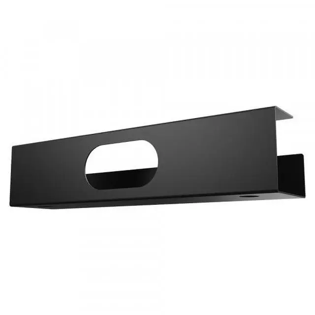 Alt view image 3 of 3 - Under Desk Cable Management Tray CMT-133 Made in USA, Heavy-Duty Metal | Easy Installation, Organize & Hide Cords, Power Strips, and Adapters 14L x 3D x 3H inches (Single)