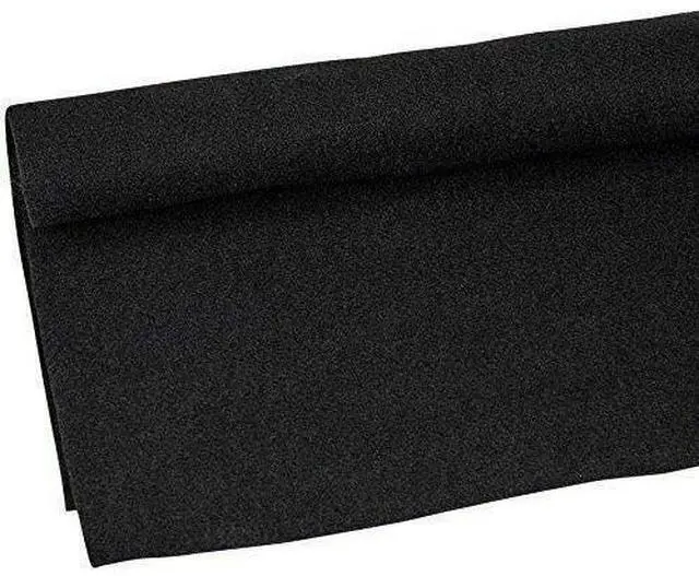 Main image of C10BK 10' Length X 4' Wide Black Carpet for Speaker, Sub Box Carpet, RV, Boat, Marine, Truck, Car, Trunk Liner, PA DJ Speaker, Box, Upholstery Liner Carpet