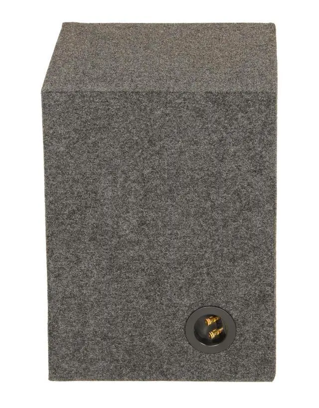 Alt view image 5 of 5 - QPower HD110 10" Single Heavy-Duty Vented Square Subwoofer Enclosure | Chair with Footrest, Outdoor Furniture for Patio, Balcony, Backyard, or Porch, Blue Stripe