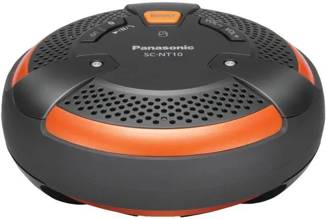 Main image of SC-NT10-D TOUGH BlueTooth Portable Wireless Speaker System (Orange/Black)