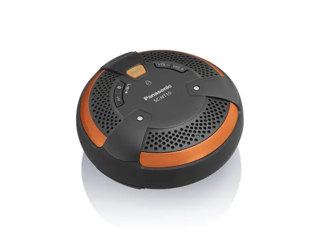 Alt view image 3 of 3 - SC-NT10-D TOUGH BlueTooth Portable Wireless Speaker System (Orange/Black)
