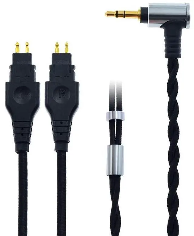 Main image of 4pin XLR 2.5 3.5 mm 4.4 Balanced Replacement Audio Upgrade ofc Cable for Sennheiser hdxx HD650, HD600, HD580, HD660S, Massdrop HD6XX Headphones with ifi 1.5meters (3.5stereo)