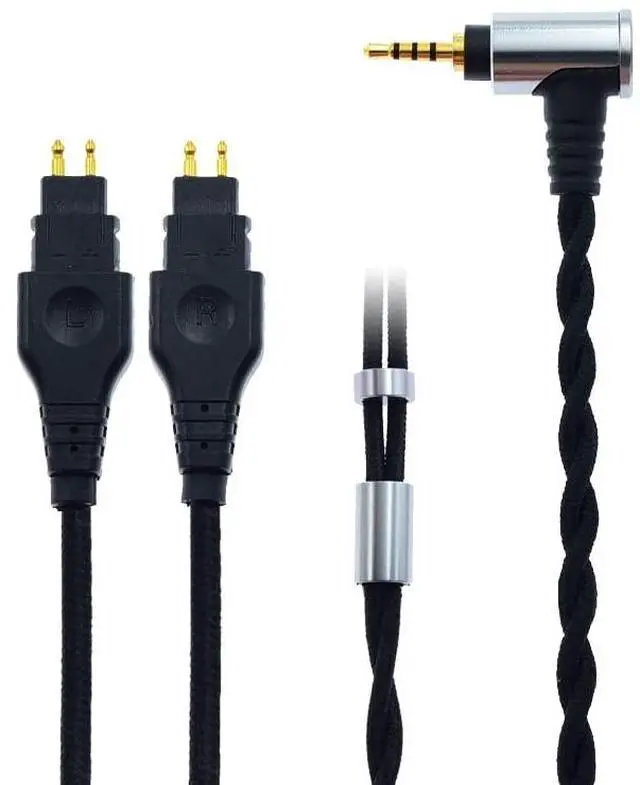 Main image of 4pin XLR 2.5 3.5 mm 4.4 Balanced Replacement Audio Upgrade ofc Cable for Sennheiser hdxx HD650, HD600, HD580, HD660S, Massdrop HD6XX Headphones with ifi 1.5meters (2.5)