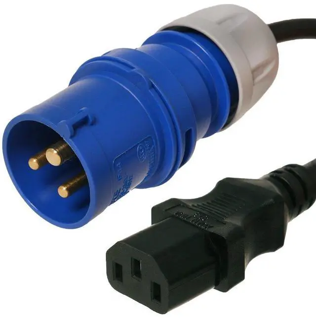 Main image of 316P6W to C13 Power Cord, 8 Foot, 15 Amps, 230V