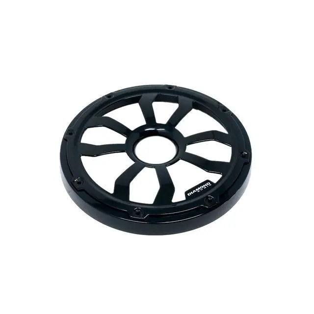 Alt view image 2 of 4 - HXM8FBB - 8" Flush Mount Speaker Grills, Pair (Black)