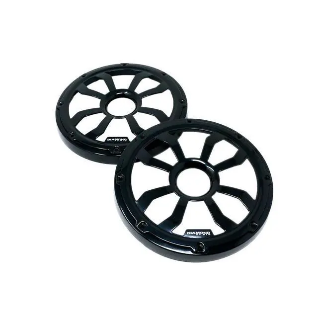 Alt view image 3 of 4 - HXM8FBB - 8" Flush Mount Speaker Grills, Pair (Black)