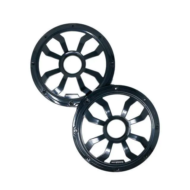 Alt view image 4 of 4 - HXM8FBB - 8" Flush Mount Speaker Grills, Pair (Black)