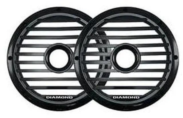 Main image of Diamond Audio MS10GRLB - 10" LED/RGB Black Subwoofer Grill