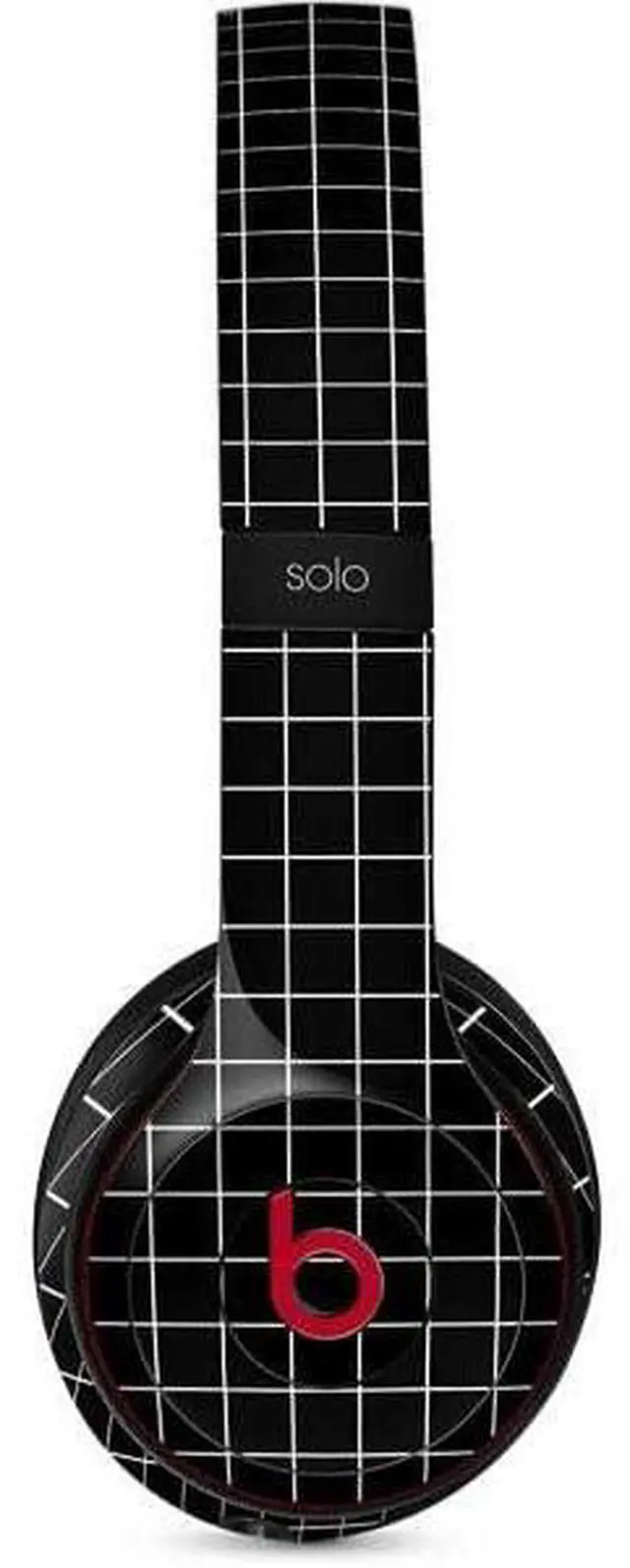 Main image of Decal Audio Skin Compatible with Beats Solo 3 Wireless - Black Grid Design