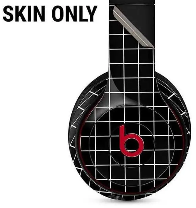 Alt view image 2 of 3 - Decal Audio Skin Compatible with Beats Solo 3 Wireless - Black Grid Design