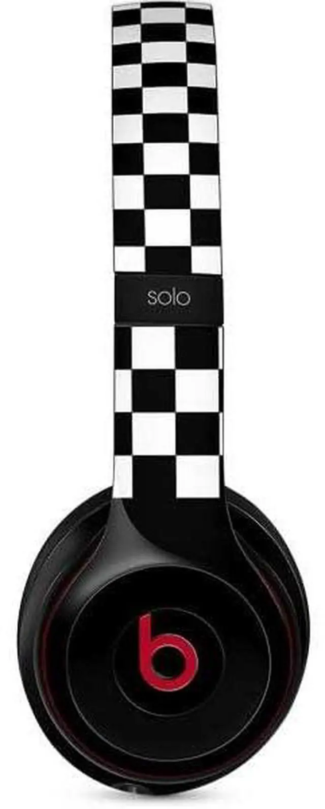 Main image of Decal Audio Skin Compatible with Beats Solo 3 Wireless - Checkerboard Split Design