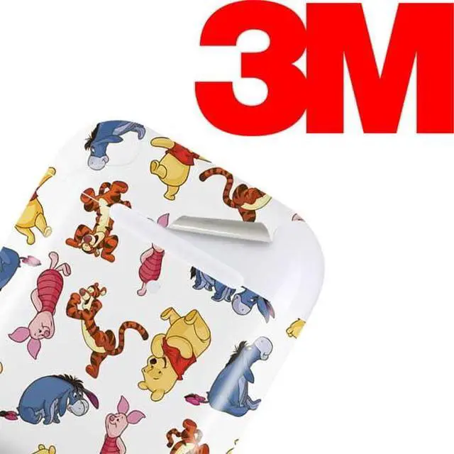 Alt view image 3 of 4 - Decal Audio Skin Compatible with Apple AirPods - Officially Licensed Disney Winnie The Pooh Character Pattern Design
