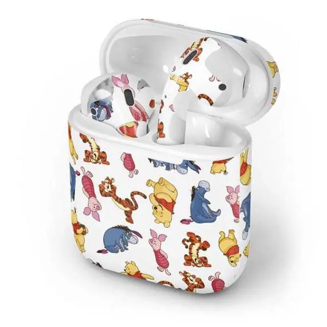 Alt view image 4 of 4 - Decal Audio Skin Compatible with Apple AirPods - Officially Licensed Disney Winnie The Pooh Character Pattern Design