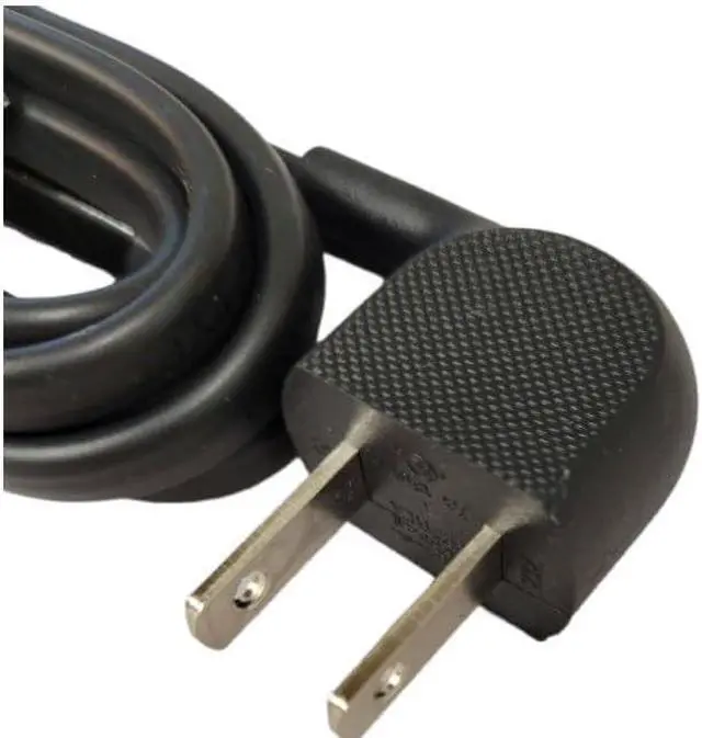Alt view image 2 of 2 - Factory Part - Power Cord AC Cable 5 ft - Compatible with Samsung Smart TV Models: UN43U8000FBXZA, UN50U8000FBXZA, UN50TU9000FXZA, UN55TU9000FXZA and UN65TU9000FXZA