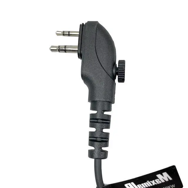 Alt view image 2 of 7 - in-Ear Clear Coil Tube Earbud Headset PTT Mic for HYTERA HYT Single Wire 2-Pin Radio
