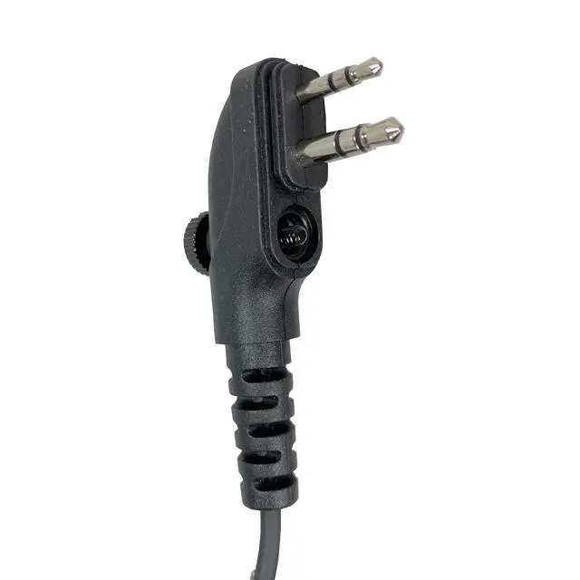 Alt view image 3 of 7 - in-Ear Clear Coil Tube Earbud Headset PTT Mic for HYTERA HYT Single Wire 2-Pin Radio