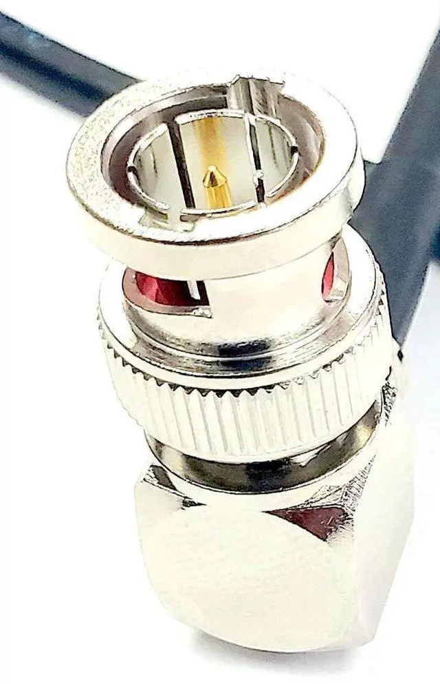 Main image of 3 Foot - 12G Rated Mini RG59 Belden 4855R 23AWG 4K UHD SDI Right Angle BNC Cable