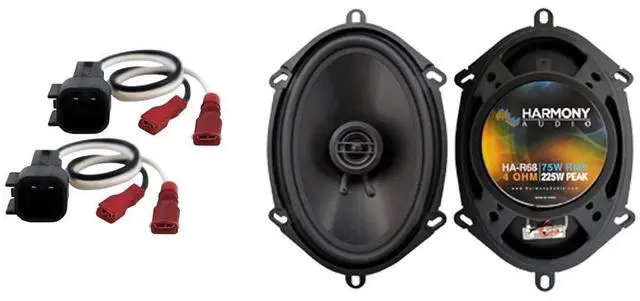 Main image of Front Door Speakers Fits Ford Crown Victoria 1998-2011 | Direct factory replacement, simple bolt-in upgrade, restores full 6x8 sound, covers 2005, quick easy install
