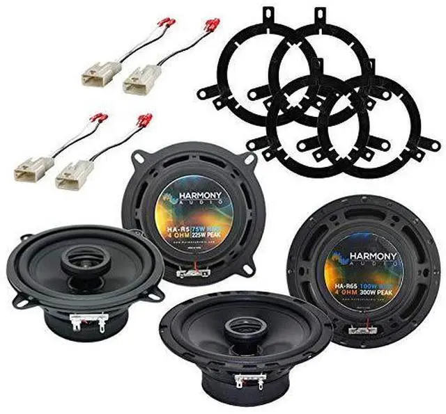 Main image of Fits 2001-2003 Toyota Highlander 6.5" and 5.25" Speakers | complete replacement set, easy install, clear balanced sound, restores weak stock, 6.5 inch size, 2002 upgrade package
