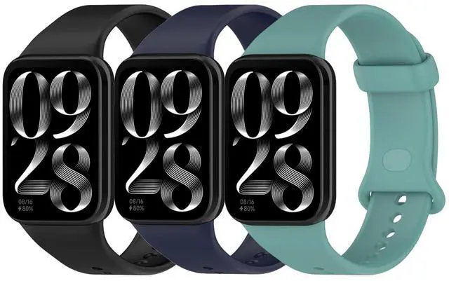 Main image of Straps for Xiaomi Mi Smart Band 8Pro 9Pro 10Pro and Redmi Watch 4 5 6, Silicone Watch Bands for Men Women