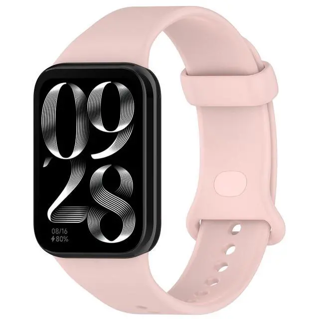Alt view image 7 of 7 - Straps for Xiaomi Mi Smart Band 8Pro 9Pro 10Pro and Redmi Watch 4 5 6, Silicone Watch Bands for Men Women